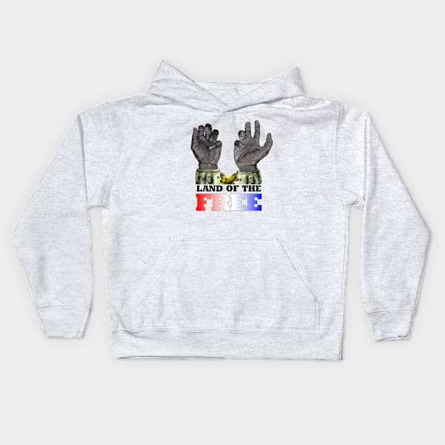 Freedom Kids Hoodie by UBiv Art Gallery